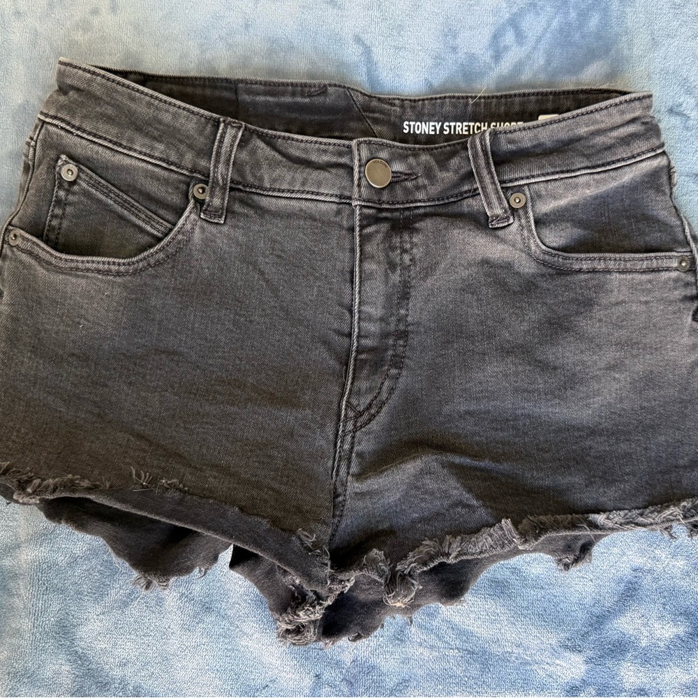 Volcom Charcoal Jean Shorts